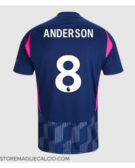 Nottingham Forest Elliot Anderson #8 Maglia Gara Trasferta Repliche 2024-25
